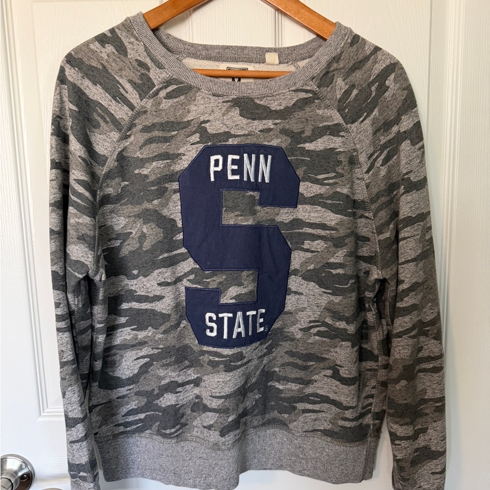 Penn State Camouflage Sweatshirt - Gray and Blue